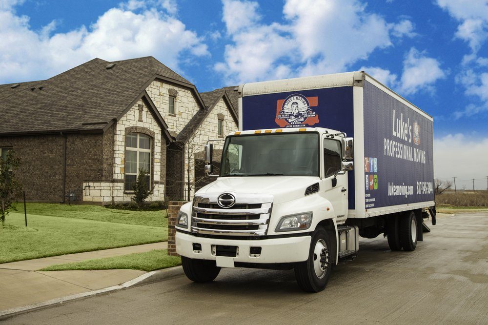 moving company van in fort worth texas