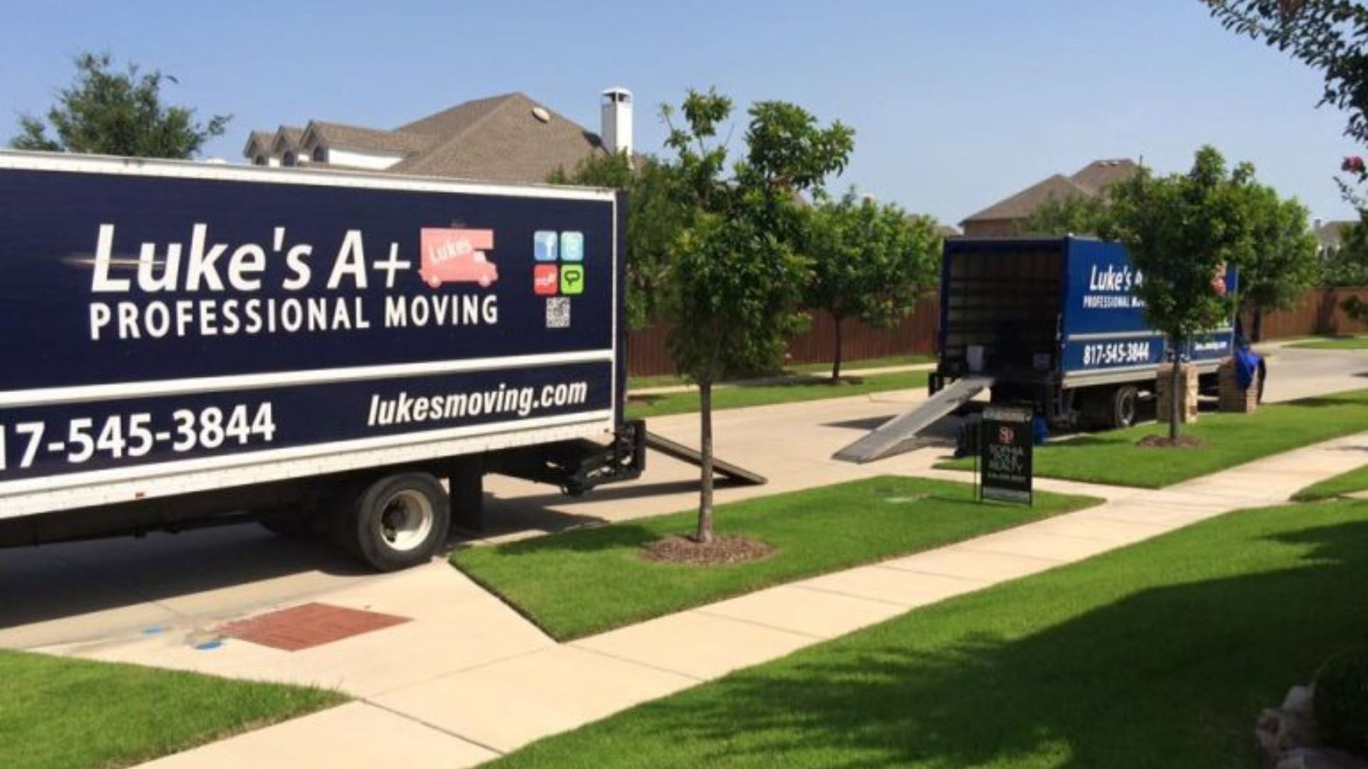 lukes a + moving services moving trucks